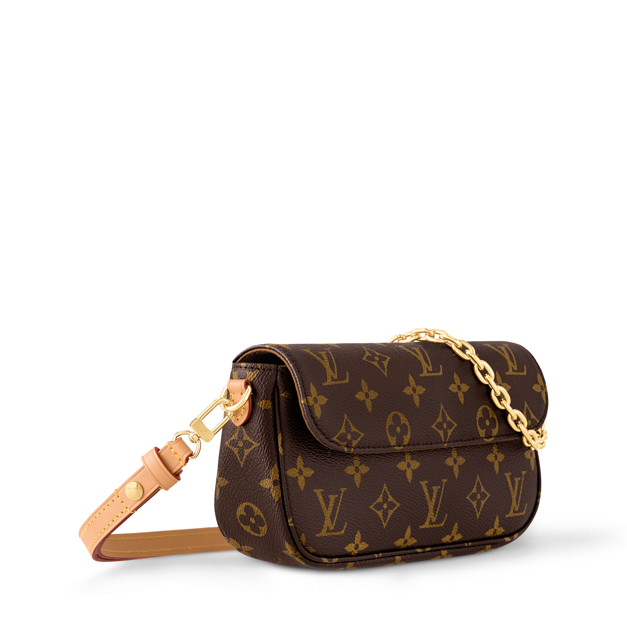 Portafoglio con catenella Ivy Tela Monogram - Borse da Donna